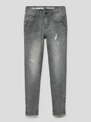 Jeans in destroyed-look, model 'Ennio' van VINGINO Grijs - 33