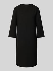 Knielanges Kleid mit Strukturmuster von Street One Schwarz - 1