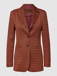 Blazer mit Allover-Muster von More & More - 4