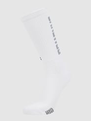 Socken mit Label-Schriftzug von UANDWOO Weiß - 7