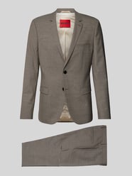 Extra Slim Fit 2-Knopf-Sakko mit Strukturmuster Modell 'Arti' von HUGO Beige - 3