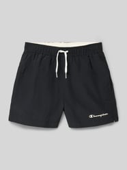 Badehose mit Eingrifftaschen und Logo-Print von Champion - 42