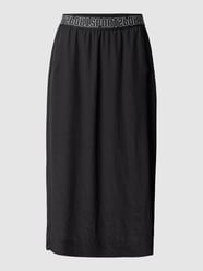 Midirok met elastische band van Marc Cain Grijs / zwart - 32