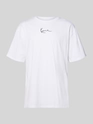 t-shirt o kroju oversized z wyhaftowanym logo od Karl Kani - 1