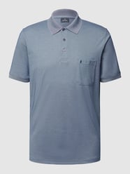 Poloshirt mit Brusttasche von RAGMAN Blau - 48
