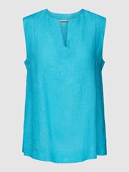 Blouseshirt van linnen zonder mouwen van (The Mercer) N.Y. Turquoise - 47