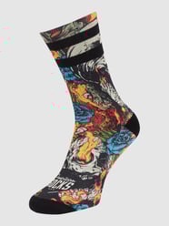 Sokken met all-over motief  van American Socks Geel - 16