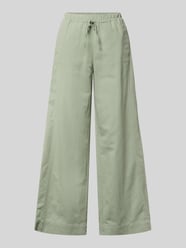 Spodnie o kroju loose fit z lnu z mieszanka bawełny i lnu od Marc O'Polo - 25