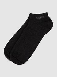 Sneakersocken mit Label-Print im 2er-Pack von BOSS Grau - 37