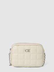 Torebka na długim pasku z imitacji skóry model ‘RE-LOCK’ od CK Calvin Klein Biały - 40