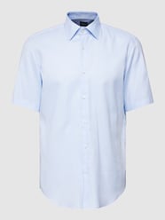 Regular Fit Freizeithemd mit Umlegekragen Modell 'Joe' von BOSS Blau - 16