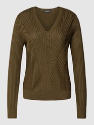 Strickpullover aus Baumwoll-Viskose-Mix mit Zopfmuster von Lauren Ralph Lauren Grün - 12