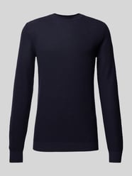 Strickpullover mit gerippten Abschlüssen Modell 'LUCAS' von Jack & Jones Premium Blau - 29