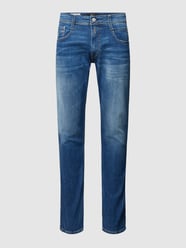 Straight Fit Jeans im 5-Pocket-Design Modell 'ANBASS' von Replay Blau - 3