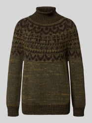 sweter z dzianiny o kroju regular fit z domieszką wełny z alpaki od Stefanel - 30