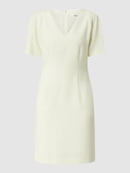Kokerjurk met viscose  van s.Oliver BLACK LABEL Geel - 48