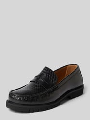 Loafer aus Rindsnappa mit Profilsohle von Selected - 14