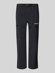 Slim Fit Hose mit Klickverschluss Modell 'Elswick' von Berghaus Schwarz - 9