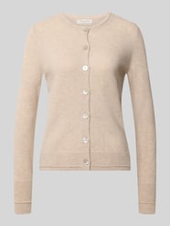 Cardigan aus Wolle mit Rundhalsausschnitt von Christian Berg Woman Beige - 27