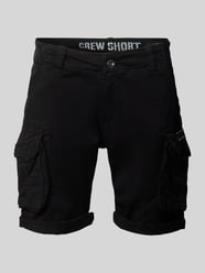 Szorty z kieszeniami cargo model 'CREW SHORT' od Alpha Industries - 11