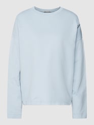 Bluza z obniżonymi ramionami model ‘ICANA’ od Drykorn Niebieski - 22