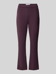 Regular fit bell bottom in 7/8 lengte model 'MACY' van Raffaello Rossi Bordeaux - 35