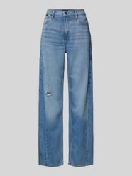 Wide Leg Jeans im Destroyed-Look Modell 'CROSSROAD SUPER' von BOSS Blau - 40