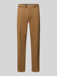 Regular fit chino van katoenmix model 'PEAKER' van Hiltl Beige - 5