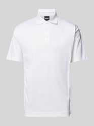 Slim Fit Poloshirt mit kurzer Knopfleiste von BOSS Weiß - 13