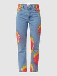 Jeansy o kroju mom fit z bawełny model ‘Jagger’ od Only Niebieski - 46