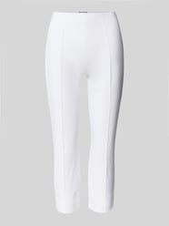 Skinny fit capribroek met vaste persplooien van SEDUCTIVE - 18