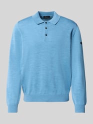 Strickpullover mit Polokragen und Knopfleiste von MAERZ Muenchen - 39