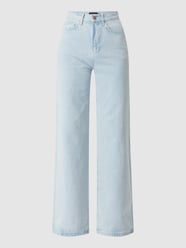 Wide Leg High Waist Jeans mit Lyocell-Anteil Modell 'Flikka' von Pieces Blau - 30