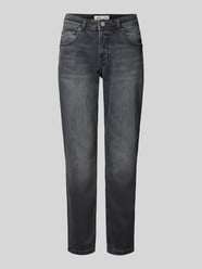 Mid waist boyfriend jeans van katoenmix, model 'THEDA' van Marc O'Polo - 4