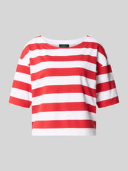 Sweatshirt mit 1/2-Arm im Allover-Look von monari - 1