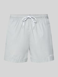 Badeshorts mit Label Print Modell 'HAITI' von HUGO - 12