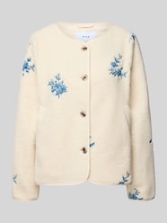 Fleecejack met Stitchings Model 'VIADA' van VILA - 10