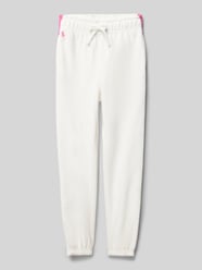 Sweatpants mit Label-Stitching von Polo Ralph Lauren Teens Weiß - 16