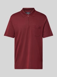 Regular fit poloshirt met borstzak van RAGMAN Rood - 19