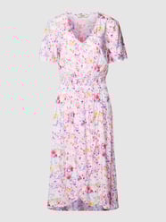 Minikleid aus Viskose mit Allover-Print von Esprit Blau - 35