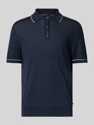 Regular fit poloshirt met korte ritssluiting van BOSS - 18