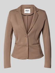 Blazer mit Paspeltaschen Modell 'POPTRASH' von Only Braun - 6