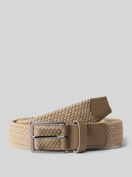 Stoffgürtel mit Zopfmuster von bugatti Beige - 29