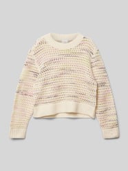 Strickpullover mit gerippten Abschlüssen von s.Oliver RED LABEL Beige - 22