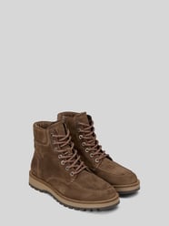 Boots aus Rindsvelours mit Warmfutter von Marc O'Polo Beige - 1