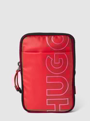 Umhängetasche mit Label-Print Modell 'Brady' von HUGO Rot - 3