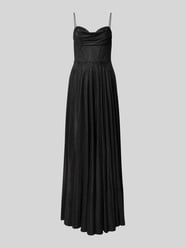 Glanzende avondjurk met spaghettibandjes van Hey Kyla - 4