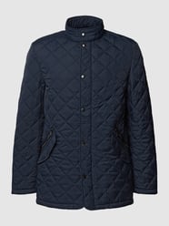 Steppjacke mit Stehkragen von Christian Berg Men Blau - 27