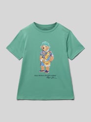 T-Shirt mit Label-Print von Polo Ralph Lauren Teens - 11