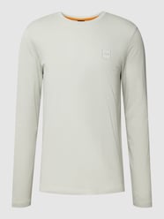 Longsleeve mit Logo-Print Modell 'Tacks' von BOSS Orange Grau - 15